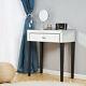 1 Drawer Mirrored Dressing Table Vanity Dresser Console Bedroom Furniture