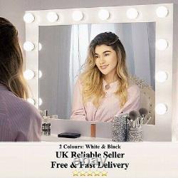 12 Hollywood LED Light Vanity Makeup Cosmetic Dressing Make Up Mirror Bathroom