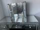 7 Drawers Crushed Diamond Mirrored Dressing Table With Matching Mirror