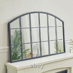 70 x 110cm Window Style Mirror Arch Girls Room Hall Way Window Mirror Home Decor