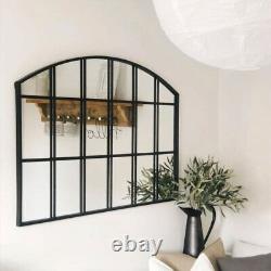 70 x 110cm Window Style Mirror Arch Girls Room Hall Way Window Mirror Home Decor