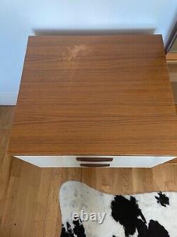 70s Mid Century Retro Vintage Dresser Dressing Table with Mirror & Drawers