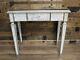Antique Crackle Mirrored Glass Dressing Table Hall Console Table Side Lamp Table