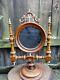 Antique Victorian Shaving Dressing Table Mirror Stand Fruitwood Barber Gothic