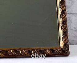 Antique Vintage Dressing Table Mirror Ornate Gilt Frame Bevelled Glass 50cm x 40