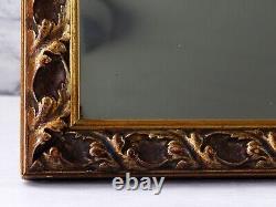 Antique Vintage Dressing Table Mirror Ornate Gilt Frame Bevelled Glass 50cm x 40