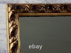 Antique Vintage Dressing Table Mirror Ornate Gilt Frame Bevelled Glass 50cm x 40