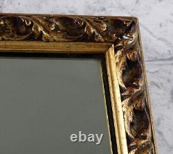 Antique Vintage Dressing Table Mirror Ornate Gilt Frame Bevelled Glass 50cm x 40