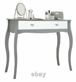 Argos Home Amelie 1 Drawer Mirrored Dressing Table Grey