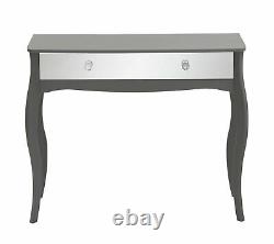 Argos Home Amelie 1 Drawer Mirrored Dressing Table Grey