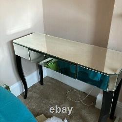 Art Deco Mirror Glass Console Dressing Table