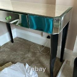 Art Deco Mirror Glass Console Dressing Table