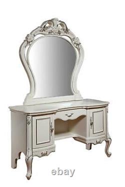 Bedroom Luxury Italian Furniture Classic Console Exsclusive Vanity Mirror Table
