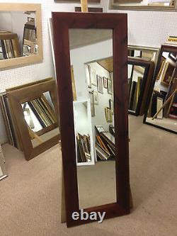 Buy Direct-chunky Red Mahogany Solid Pine Long And Full Length Dressing Mirrors