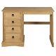 Corona Dressing Table Desk 4 Drawer Mexican Solid Pine Wood Computer
