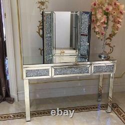 Crushed Diamond 60x80cm Dressing Table Mirror Vanity Mirror Bedroom Furniture