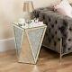 Crushed Diamond Mirror Coffee Table Sideboard Cabinet Glass Bedside Tv Stand