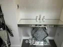 Crystal Mirrored Glass Furniture Range-Bedside Nightstand Dressing Console Table