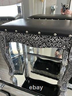 Deco crystal style dressing table