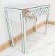 Dressing Table Glass Mirrored Vanity Table Entrance Hall Table Clearance Uk