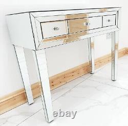 Dressing Table Silver Mirrored Entrance Table dressing Professional Console UK