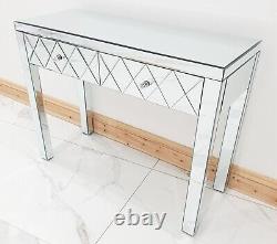 Dressing Table Vanity Table Entrance Hall Table Mirrored Glass Console Desk PRO