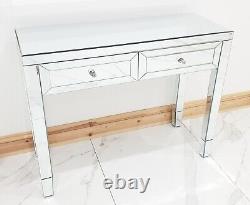 Dressing Table Vanity Table Entrance Hall Table Mirrored Glass Console Desk Pro