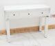 Dressing Table White Glass Mirrored Vanity Table Entrance Hall Console Desk Uk