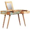 Dressing Table With Mirror Desk Furniture Solid Wood Acacia/reclaimed Vidaxl