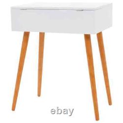Dressing Table with Mirror MDF 60x40x75 cm Practical Set