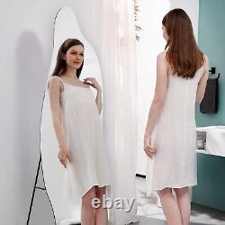 EMKE Pond Curved Full Length Dressing Mirror Frameless Free Floor Standing