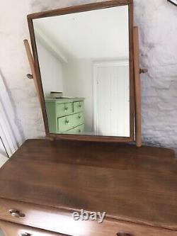 Ercol pair of chest of drawers, Inc 408 dressing chest with mirror