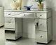 Faulty Cracked Mirrored Furniture Glass Dressing Table Bedroom Console Bevelled