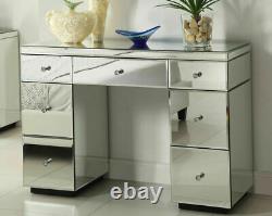 FAULTY CRACKED Mirrored Furniture Glass Dressing Table Bedroom Console bevelled