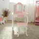 Fantasy Fields By Teamson Vanity Set Wooden Stars Dressing Table With Mirror &