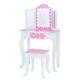 Fantasy Fields Dressing Table Vanity Set Mirror With Led Lights & Stool Td-11670fl
