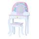 Fantasy Fields Vanity Set Dressing Table With Mirror Storage & Stool For Kids