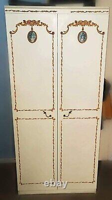 French Louis Style Table, drawers & mirror Drawer Chest, Bedside Table, Wardrobe