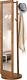 Full Length Mirror With Coat Rack, 360° Rotating Wood Full Body Dressing Mirror