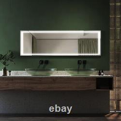 Full Length Mirror with LED Lights 3 Color Dimmable Wall Mounted / Freestanding