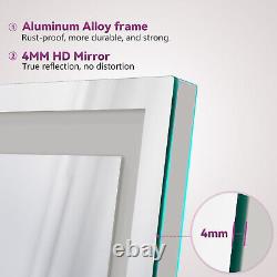 Full Length Mirror with Lights Touch Sensor Freestanding/Wall Mounted 150×40cm