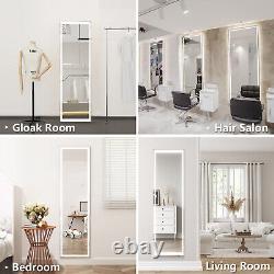 Full Length Mirror with Lights Touch Sensor Freestanding/Wall Mounted 150×40cm