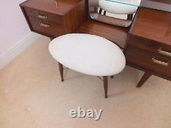 G PLAN DRESSING TABLE E GOMME early 1960's IN EXCELLENT & ORIG COND + ORIG STOOL