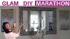 Glam Diy Marathon Glam U0026 Easy Diy Using Crushed Glass Mirror Contact Paper U0026 Bathroom Mirror Diy