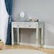 Glass Mirrored Bedroom Furniture-dressing Table, Stool, Mirrors & Bedside Table