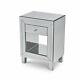 Glass Mirrored Bedroom Furniture-dressing Table, Stool, Mirrors & Bedside Tables