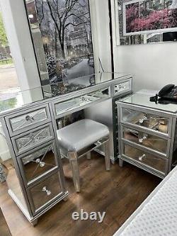 Glass dressing table