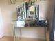 Glass Mirrored Dressing Table Including Make Up Mirror
