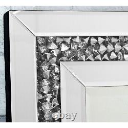 Glimmer Elegant Glam Crystal Diamond Long Dressing Wall Mirror 120cm x 40cm