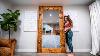 How To Make A Large Floor Mirror Frame Diy Wood Frame